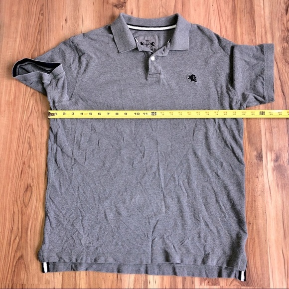 EXPRESS Polo Shirt Short Sleeve Gray XL Men’s - Picture 8 of 15
